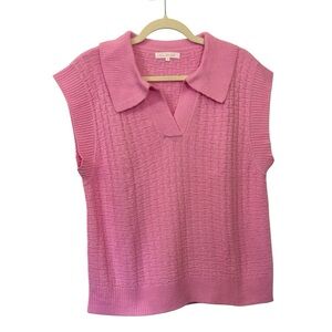 Ces Femme Pink Sleeveless Blouse